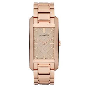 rose gold rectangle watch