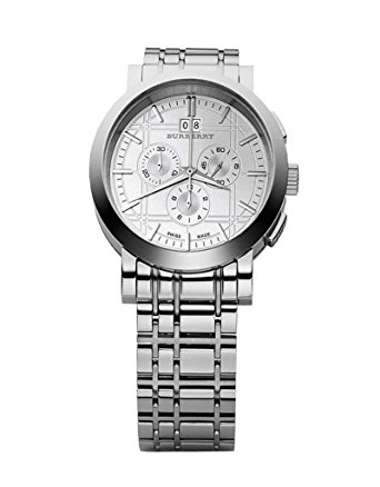 burberry watch silver