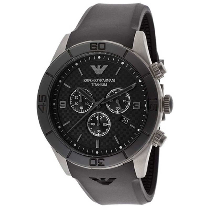 armani silicone watch