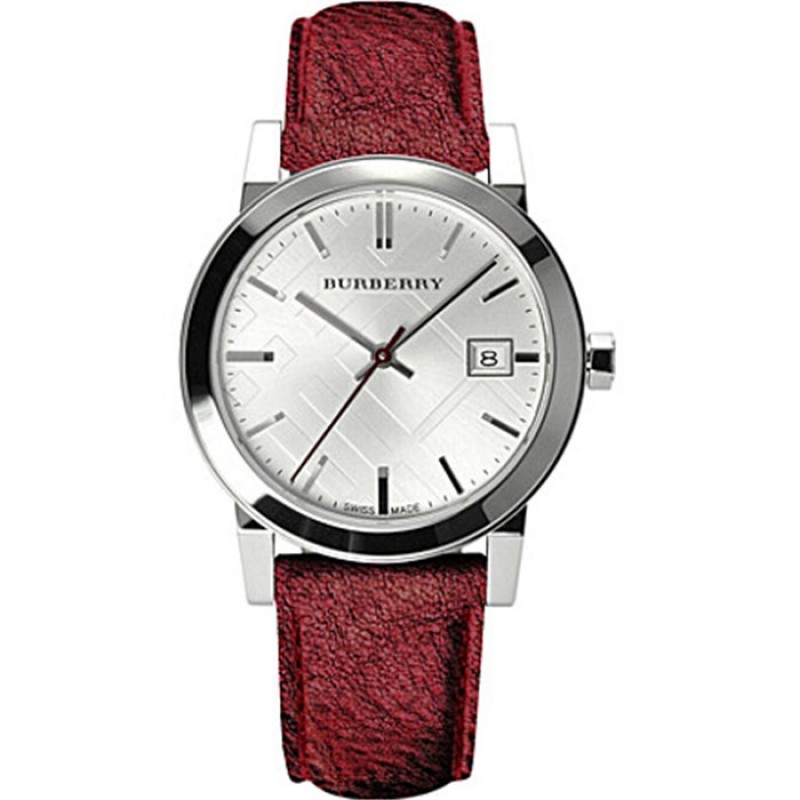 burberry red watch