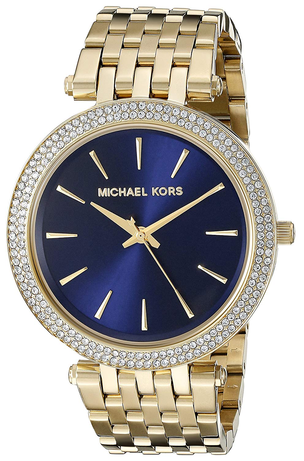 mk watch blue dial