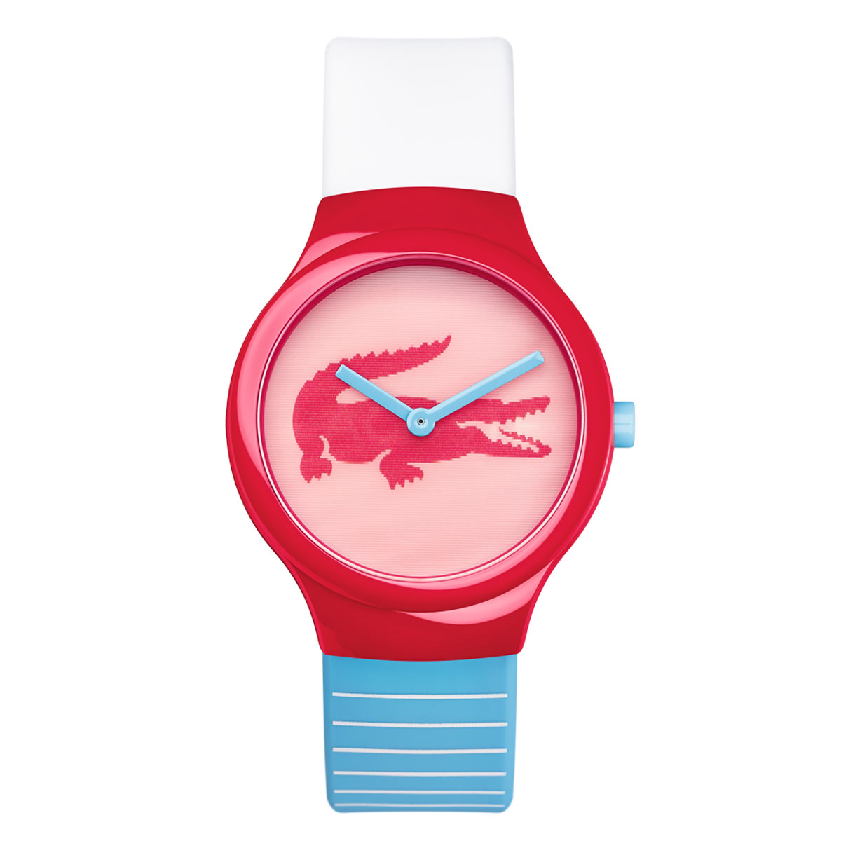lacoste red watch