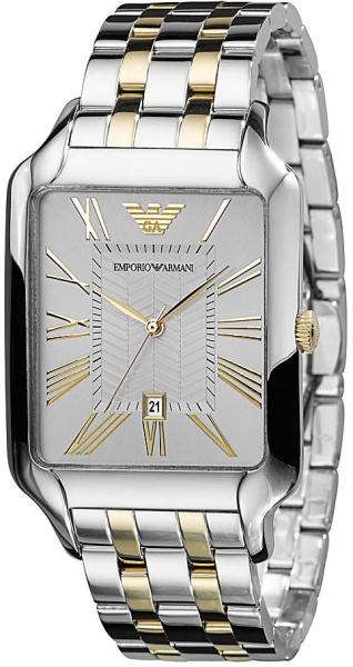 armani square watch