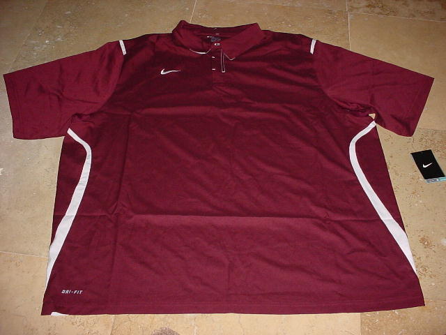 nike maroon polo