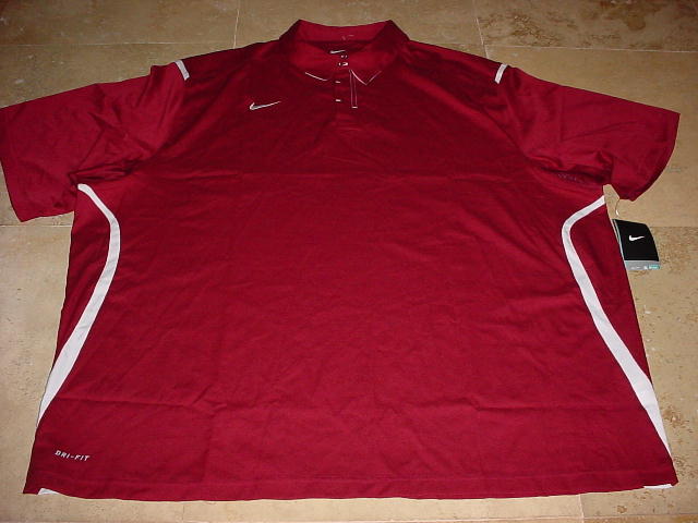 maroon nike polo