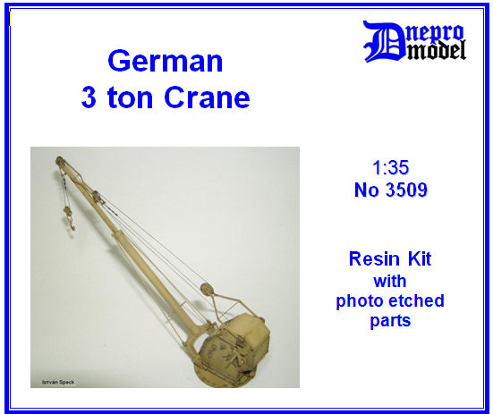 German 3 ton Crane WWII 1//35