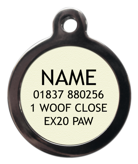 deaf dog tag