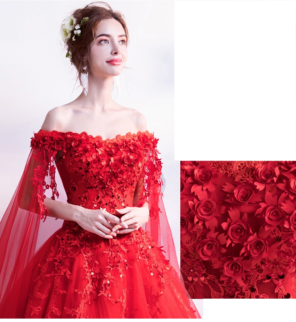 rose evening gown