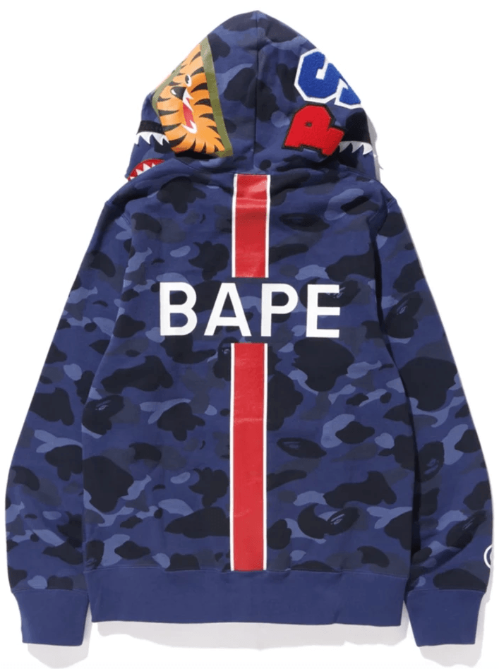 psg x bape jacket