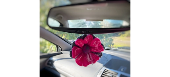 Felted car fresheners