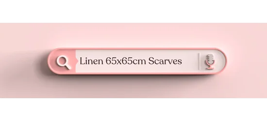 Childrens 65x65 Linen Scarves