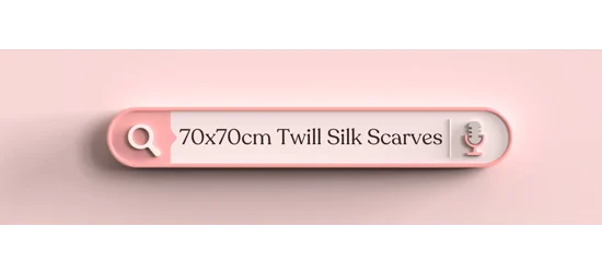 70x70 Twill Silk Scarves