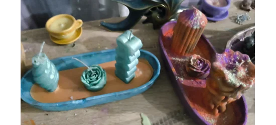 Oval Candle Float