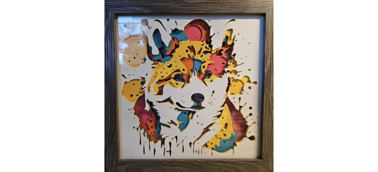 Shiba Inu Framed Art