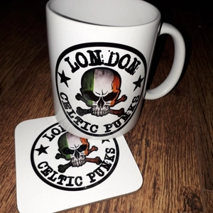 Skull Mug & Coaster