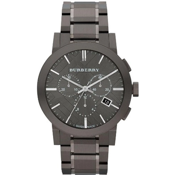 Burberry mens watch silver Outlet