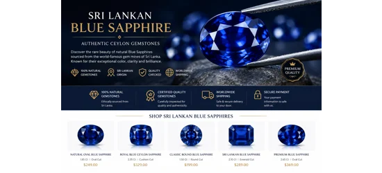 Sri Lankan Blue Sapphire