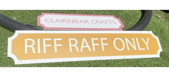 Personalised Street Signs